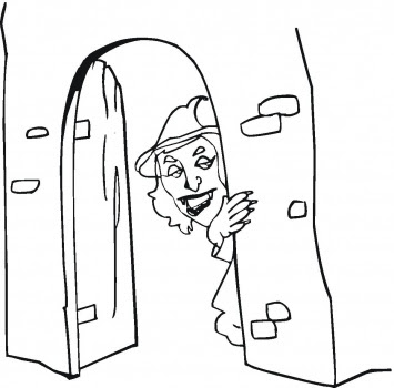 Haunted House Coloring Pages Printable
