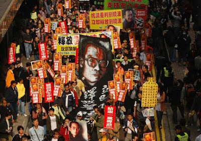香港元旦游行 田园树