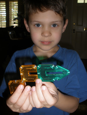 little boy with toy
