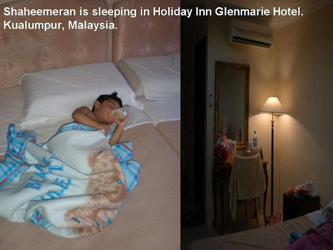 Sleeping into the room of glenmarie hotel, KL, Malaysia