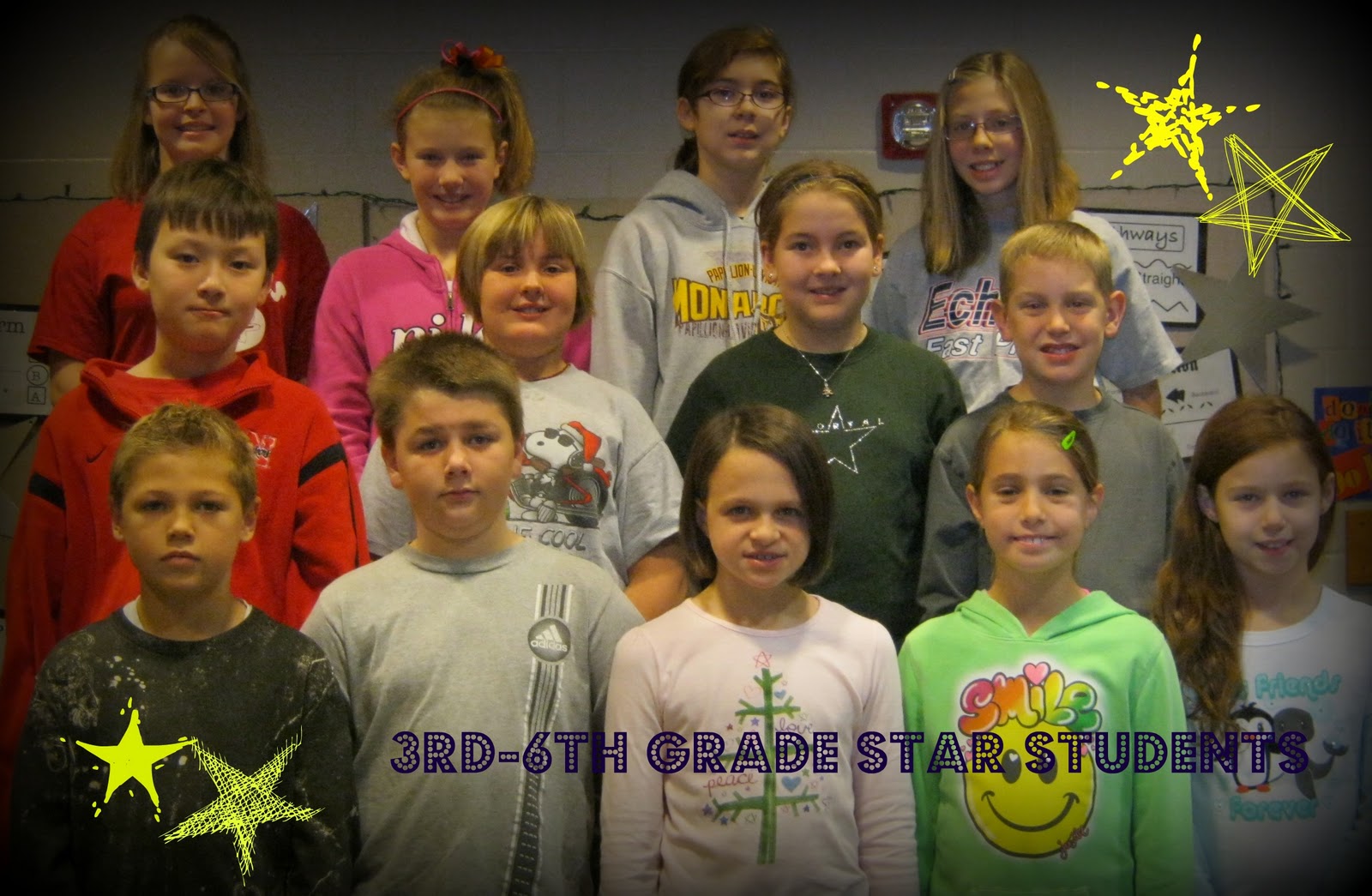 Portal Elementary School Star Students of the Month