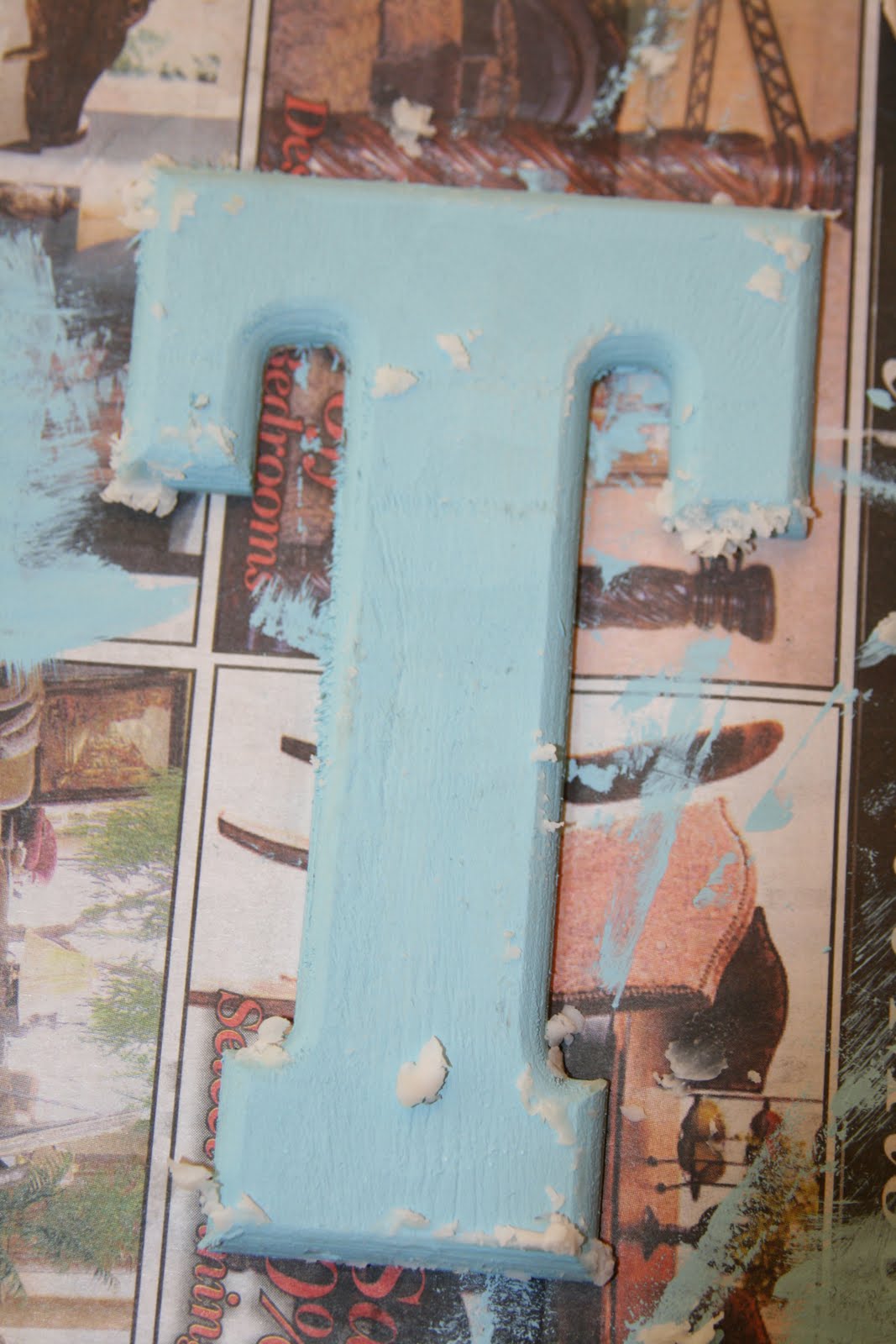 retropolitan Tutorial For Distressed LettersUsing Candle Wax