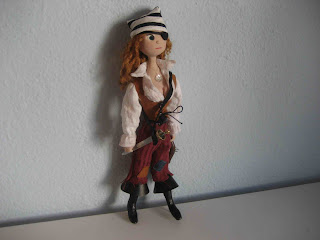 woman pirate doll