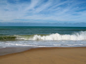 O mar em festa.