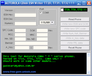 Motorola CDMA ESN WRITER Motorola+CDMA+ESN+WRITER+T720_T731_T732
