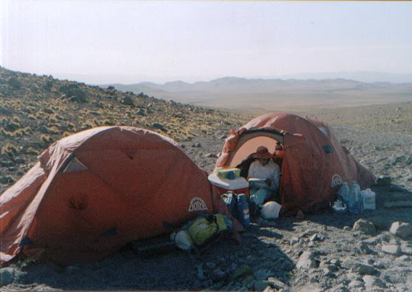 Campamento base 4.600m. s.n.m.