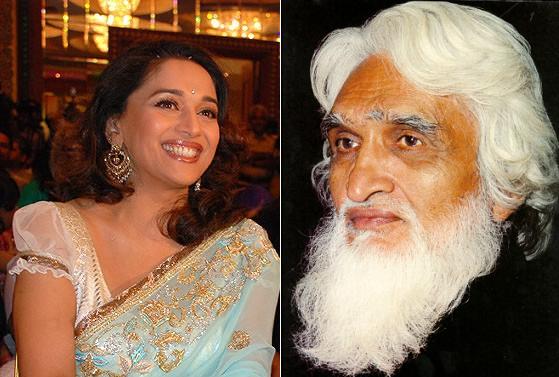 Madhuri Dixit and MF Husain Madhuri_Dixit_and_M_F_Husain