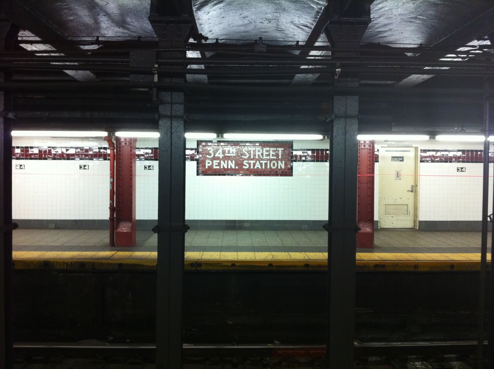 34th Street. Penn. Station.