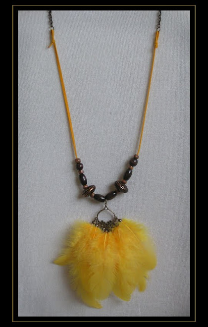 Yellow Pendant Necklace