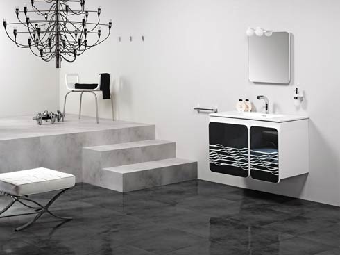 Design Rumah Modern on Modern Bathroom Wall Mounted Sinks Cabinets From Sonia   Home Design