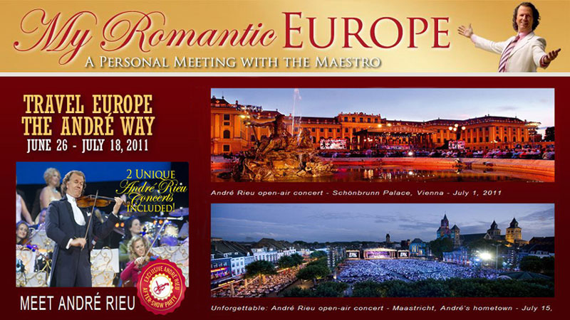 Andre Rieu Fan Site The Harmony Parlor August 2010 Is your network connection unstable or browser outdated? andre rieu fan site the harmony parlor