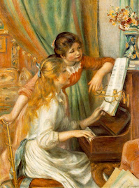 "Jovens Raparigas ao piano" (Renoir)