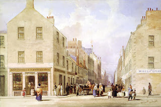 Corner of Stevenson and Green Streets, Calton 1844