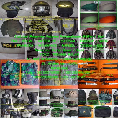 Perlengkapan Polri Tni Dll perlengkapan tni polri satpol pp organisasi dll jual Perlengkapan Polri Tni Dll perlengkapan tni polri satpol pp organisasi dll jual