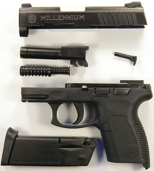 Armas de Fuego: calibre 9 mm taurus millennium 9mm schematics 