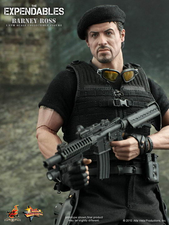  Stallone in the movie, highlighting the newly sculpted head, body tattoo 