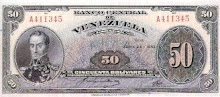 Billete de 50 Bs