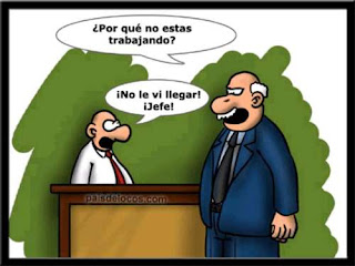 El jefe hablando