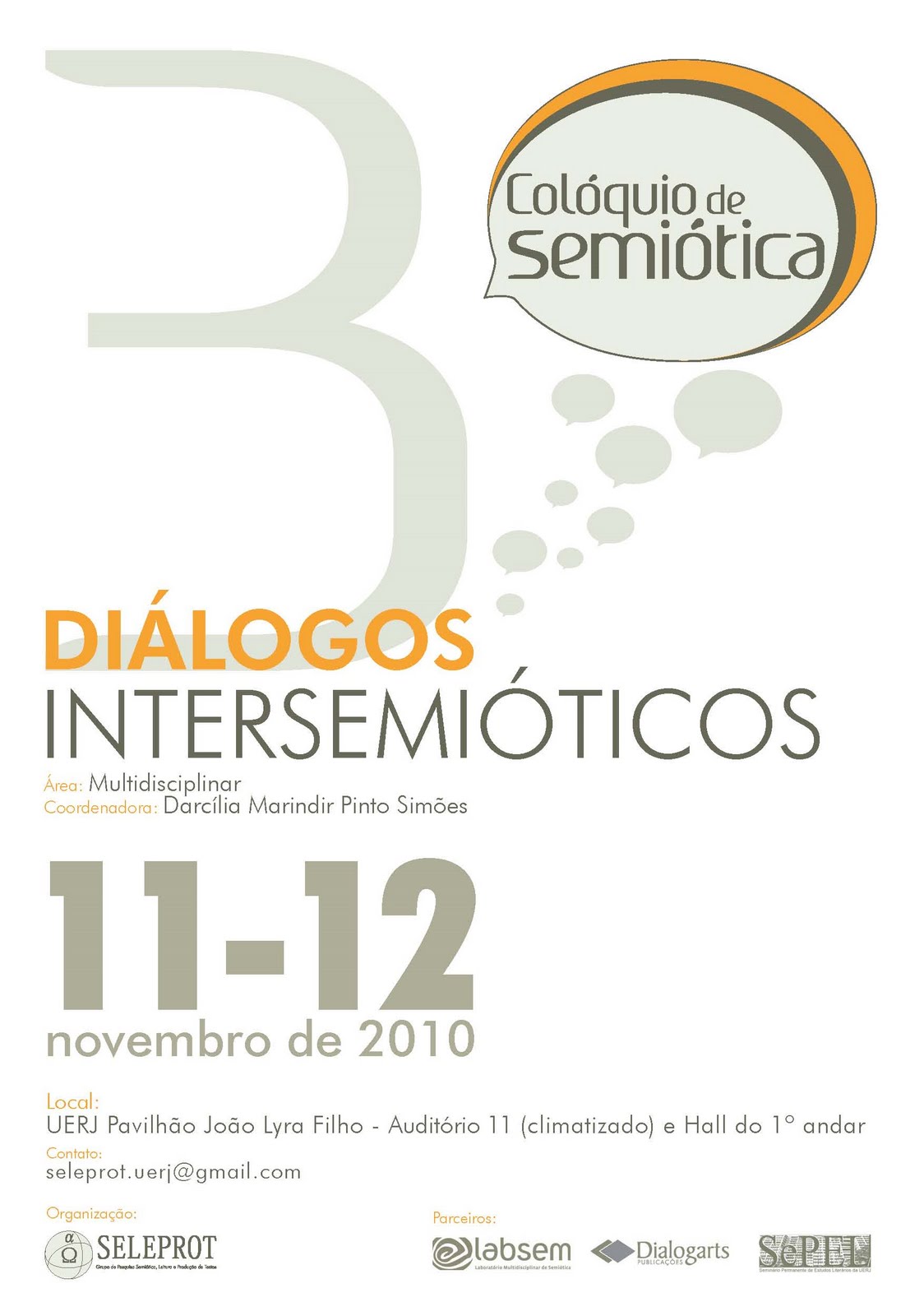 CARTAZ DO COLÓQUIO 2010