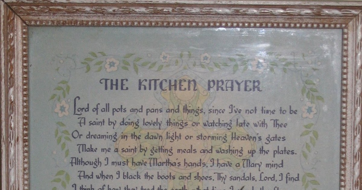 With A Grateful Heart A Kitchen Prayer