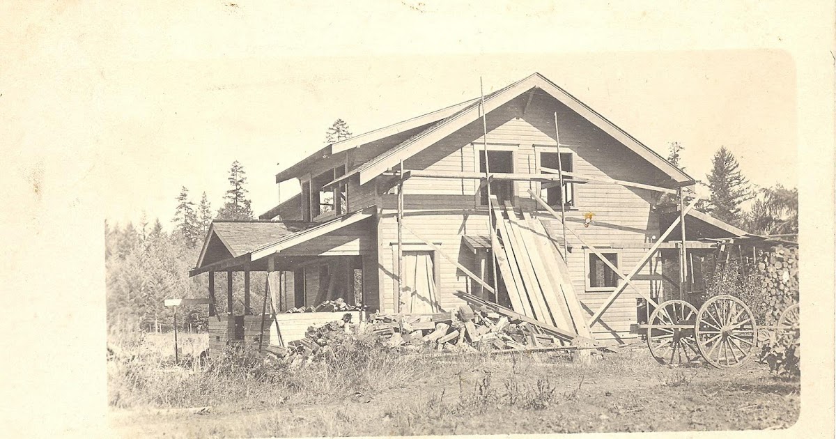 Old photos of architecture Brand new house Albany, Oregon 1914