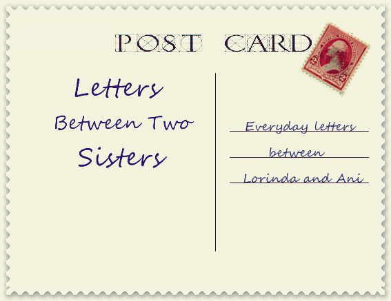Letters Between Two Sisters