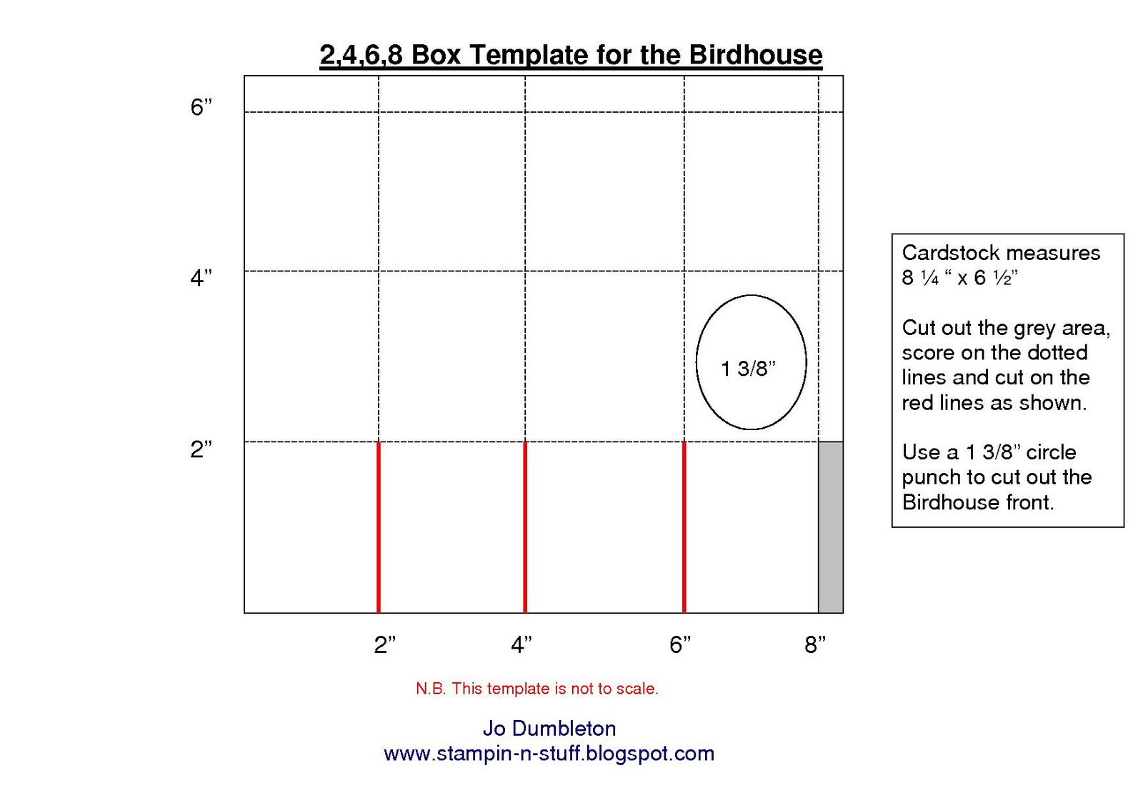 4 by 6 template