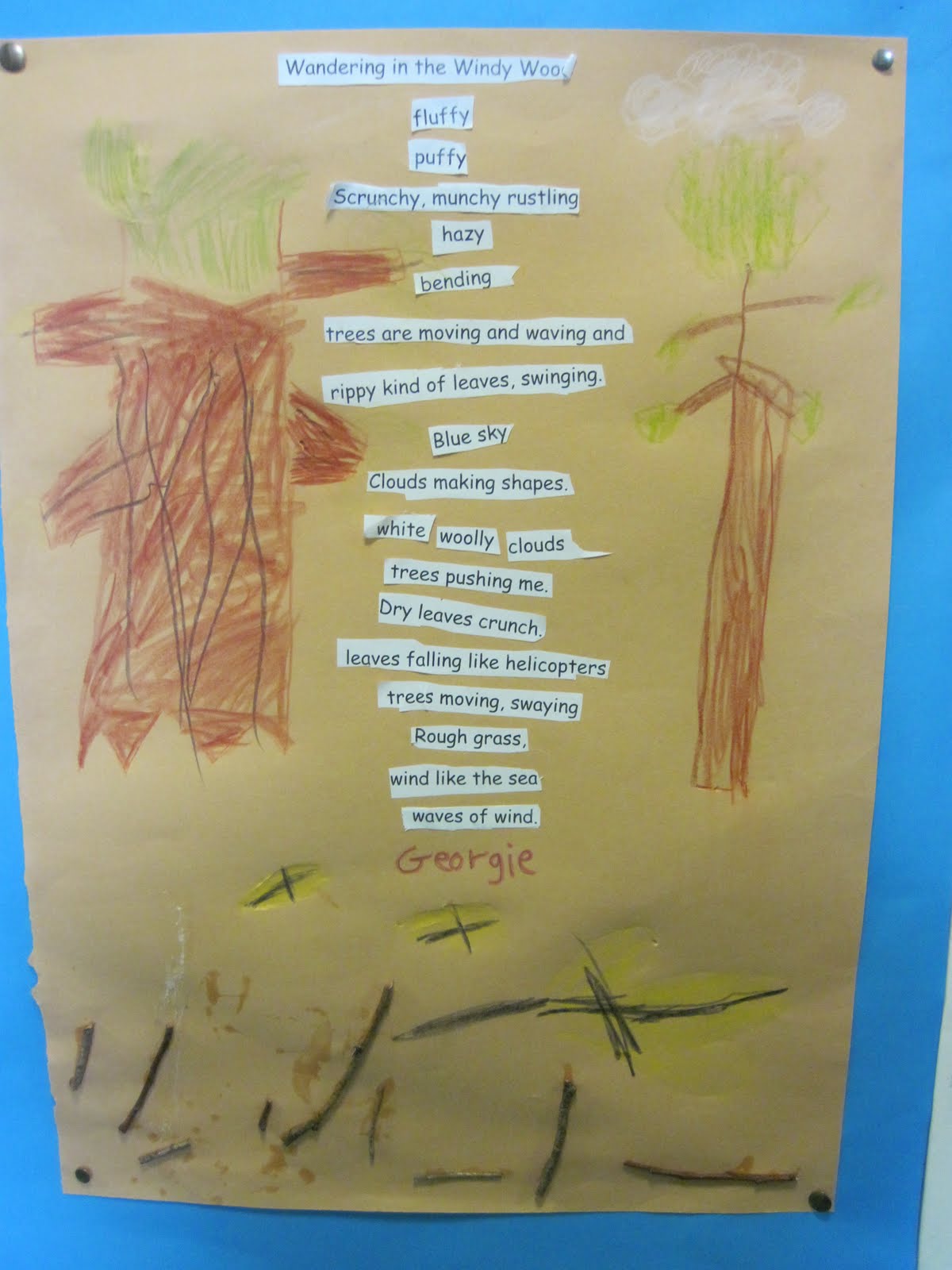 Rousay School Woodland Diary P13 Woodland poems