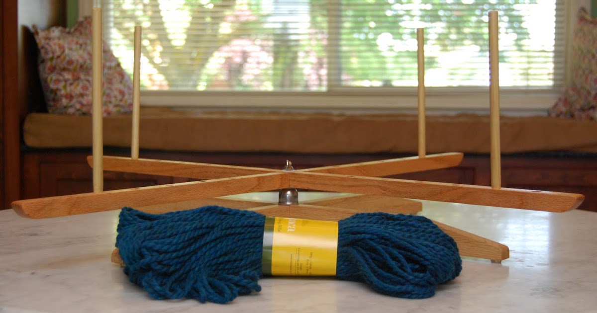unschool plus homemade yarn swift