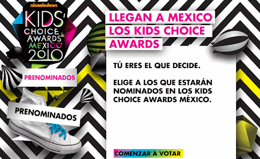 premios Nickelodeon KCA 2010 Mexico Kids Choice Awards Mexico 2010