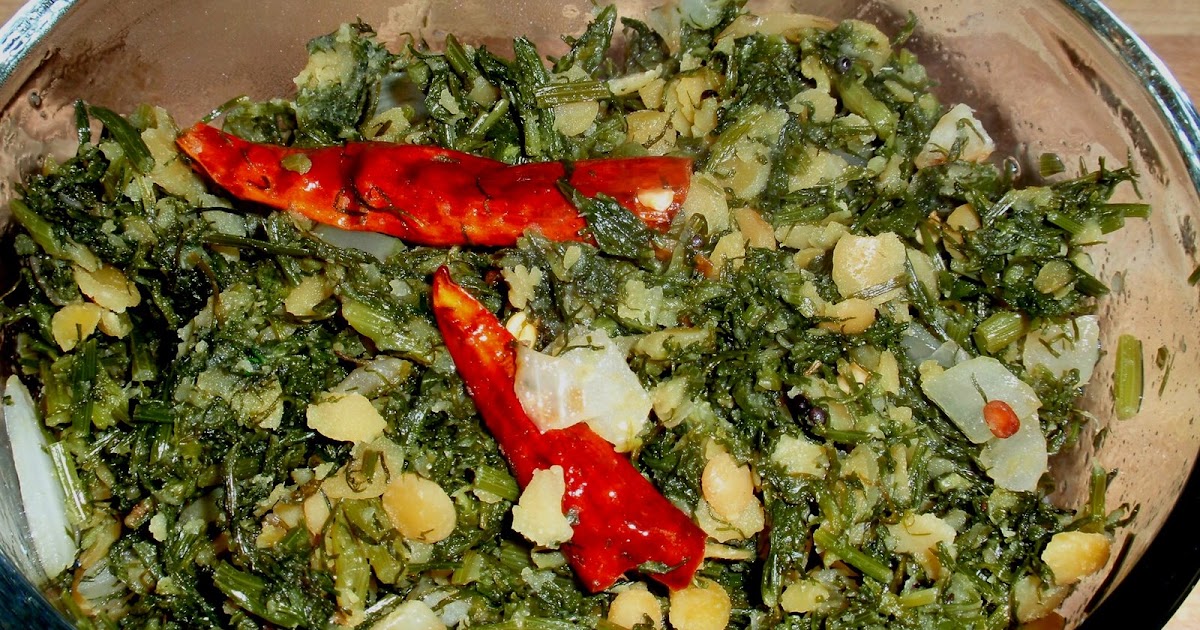 Some Salt... To Taste! Shepu Chi Bhaji (Dill and Lentils)