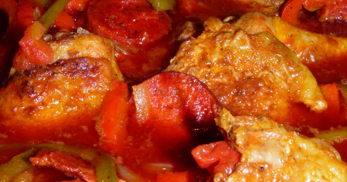 Anna's Cooking Adventure 20101201 Chicken with Paprika and Chorizo