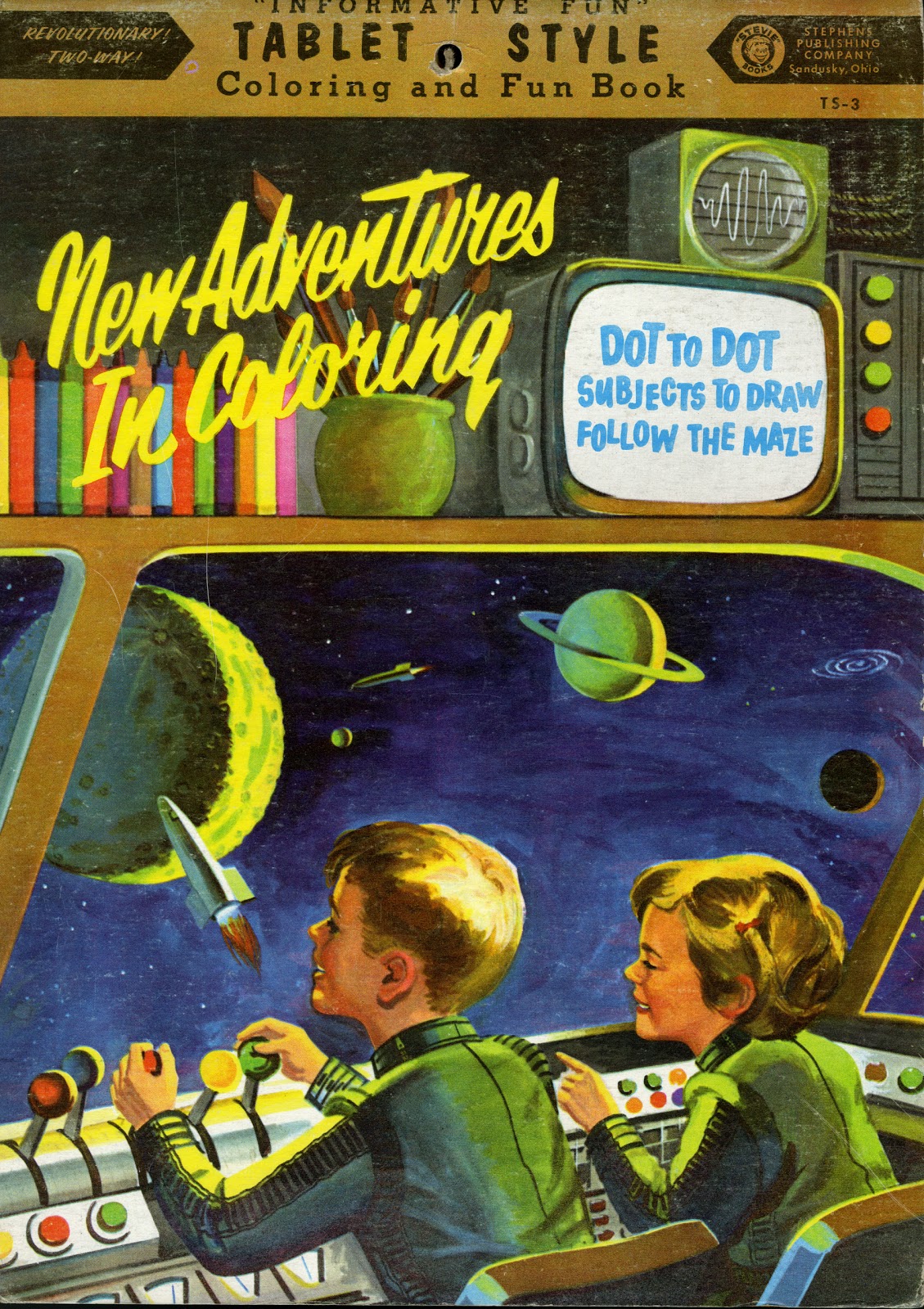 Dreams of Space - Books and Ephemera: New Adventures in Coloring (1959)