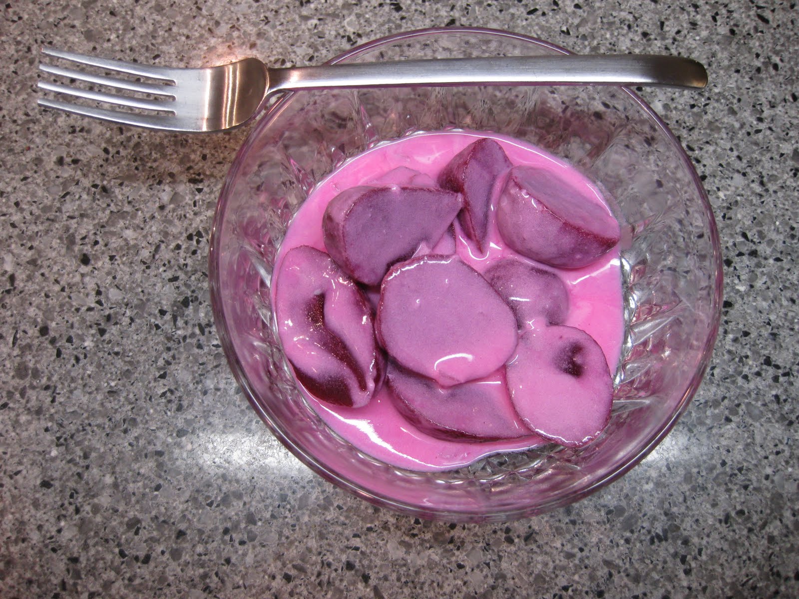 Dinner at Christina's BSI Beets (Beets with Sour Cream)