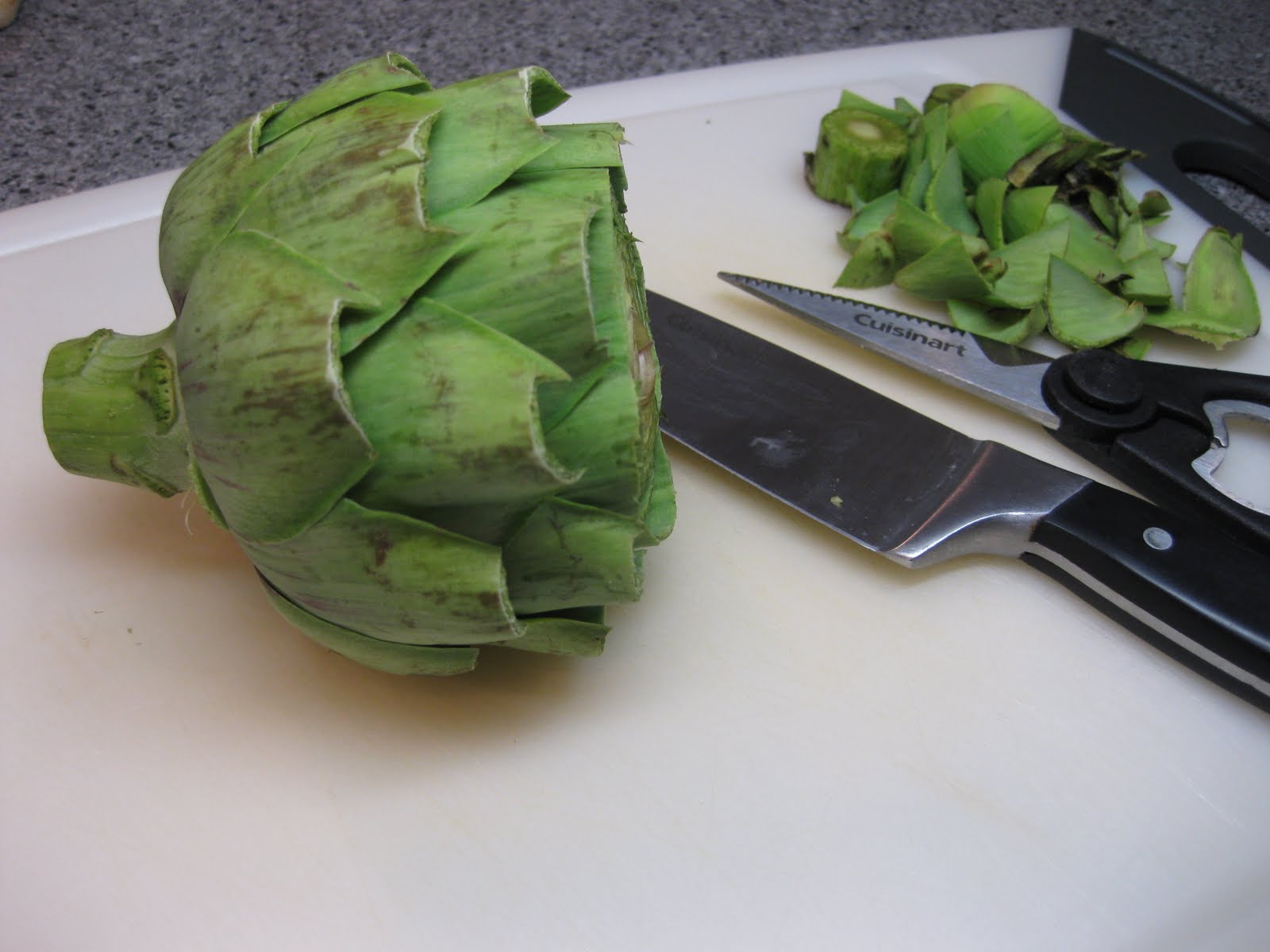 Dinner at Christina's BSI Artichoke (Stuffed Artichoke)