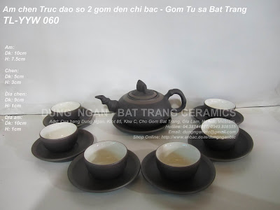 Bộ ấm trà tử sa Bát Tràng Bộ ấm trà tử sa Bát Tràng