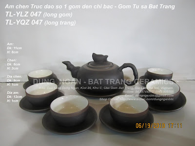 Bộ ấm trà tử sa Bát Tràng Bộ ấm trà tử sa Bát Tràng