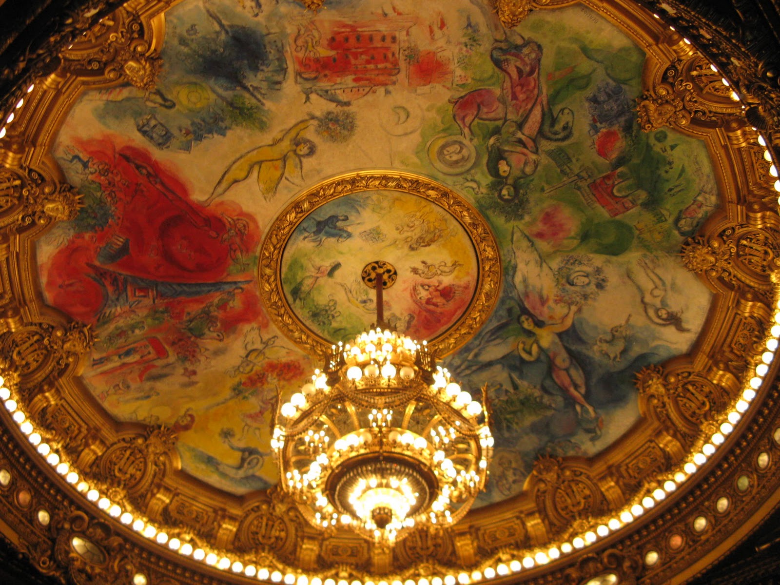 Ceiling Of Paris Opera House 1964 Marc Chagall Wikiart Org