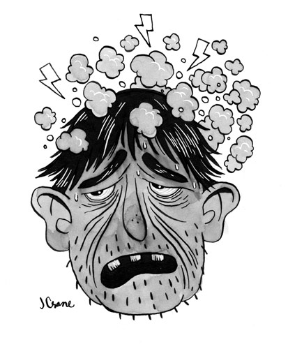 a hangover