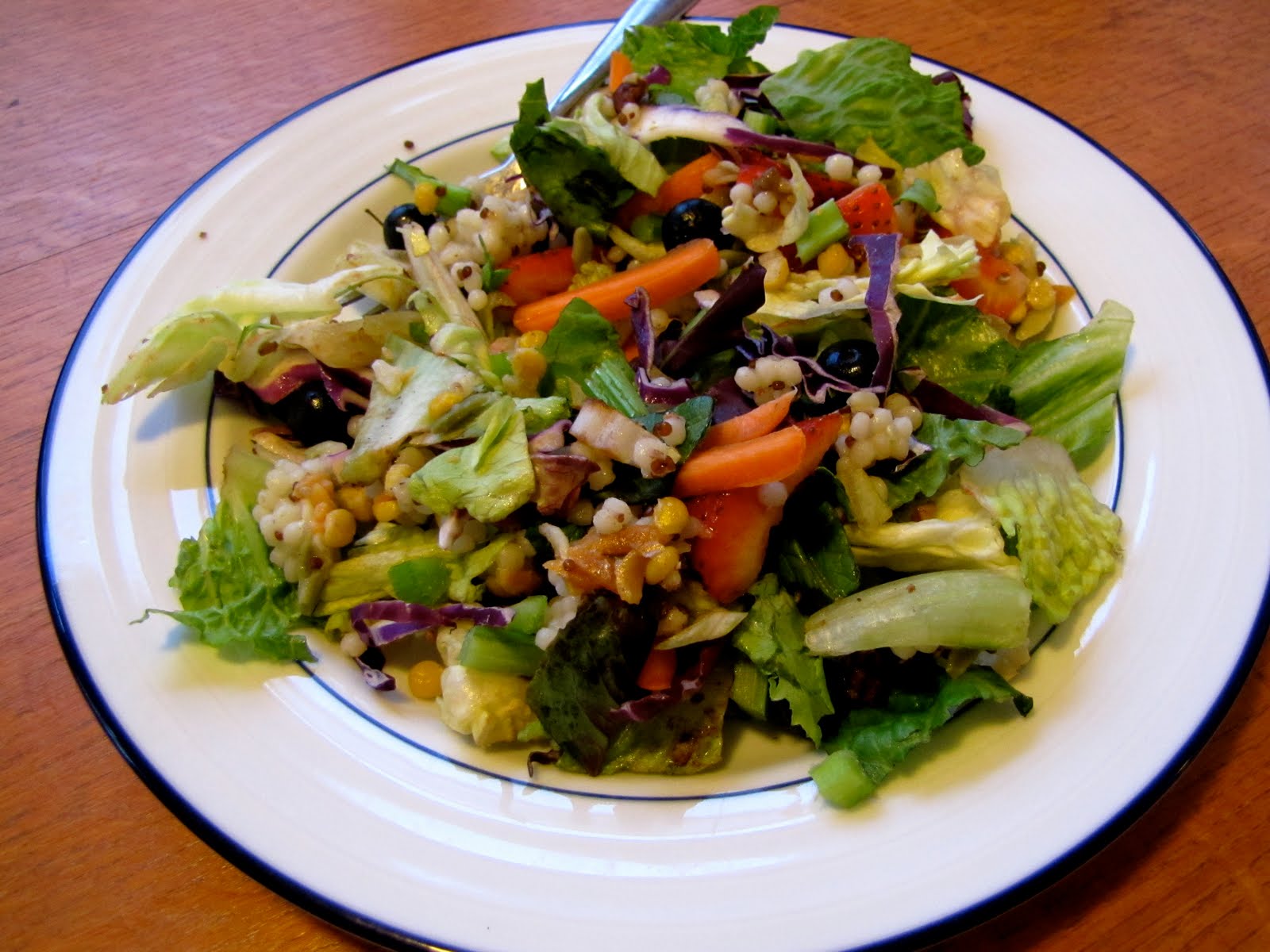 Quinoa, Cabbage, And Garbanzo Beans Recipe — Dishmaps