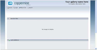 Coppermine Web Based Album Gallery