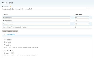 Drupal Poll