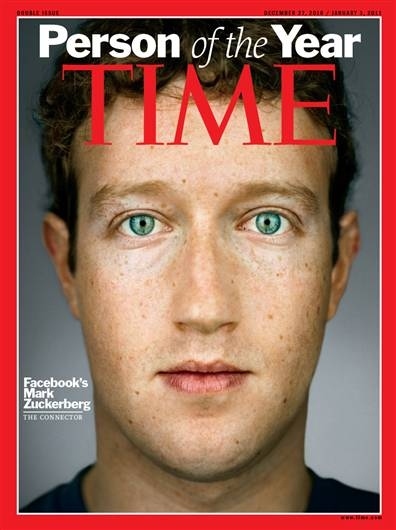 CEO Mark Zuckerberg has been named Time magazine's "Person of the Year" CEO Mark Zuckerberg has been named Time magazine's "Person of the Year"