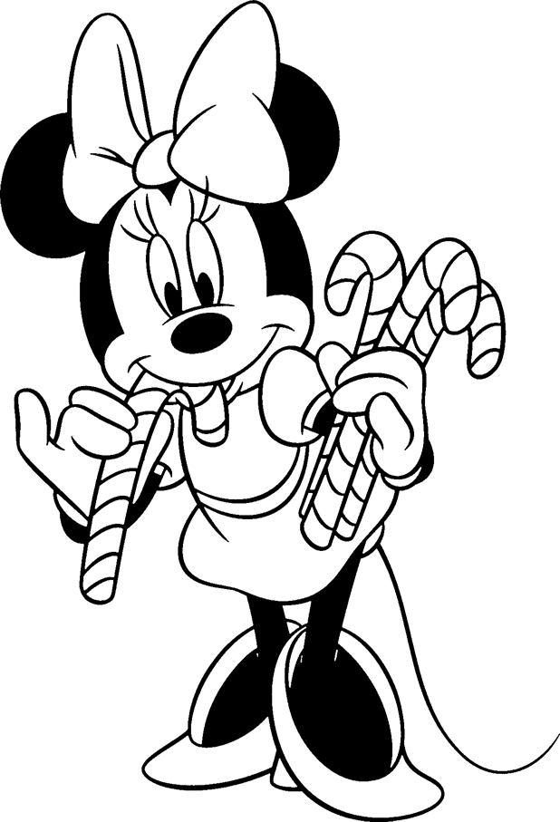 Top 25 Free Printable Cute Minnie Mouse Coloring Pages 