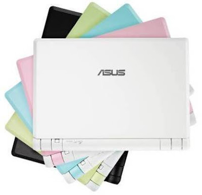 Asus Eee 4GB Finally in Five Colors