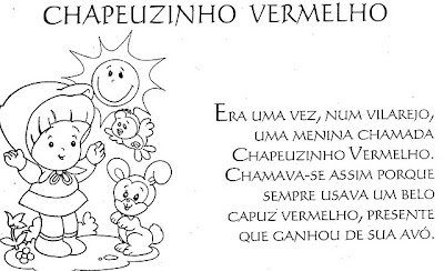jardim da tia di chapeuzinho vermelho para colorir 2