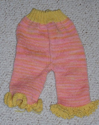 photo of knitted longies