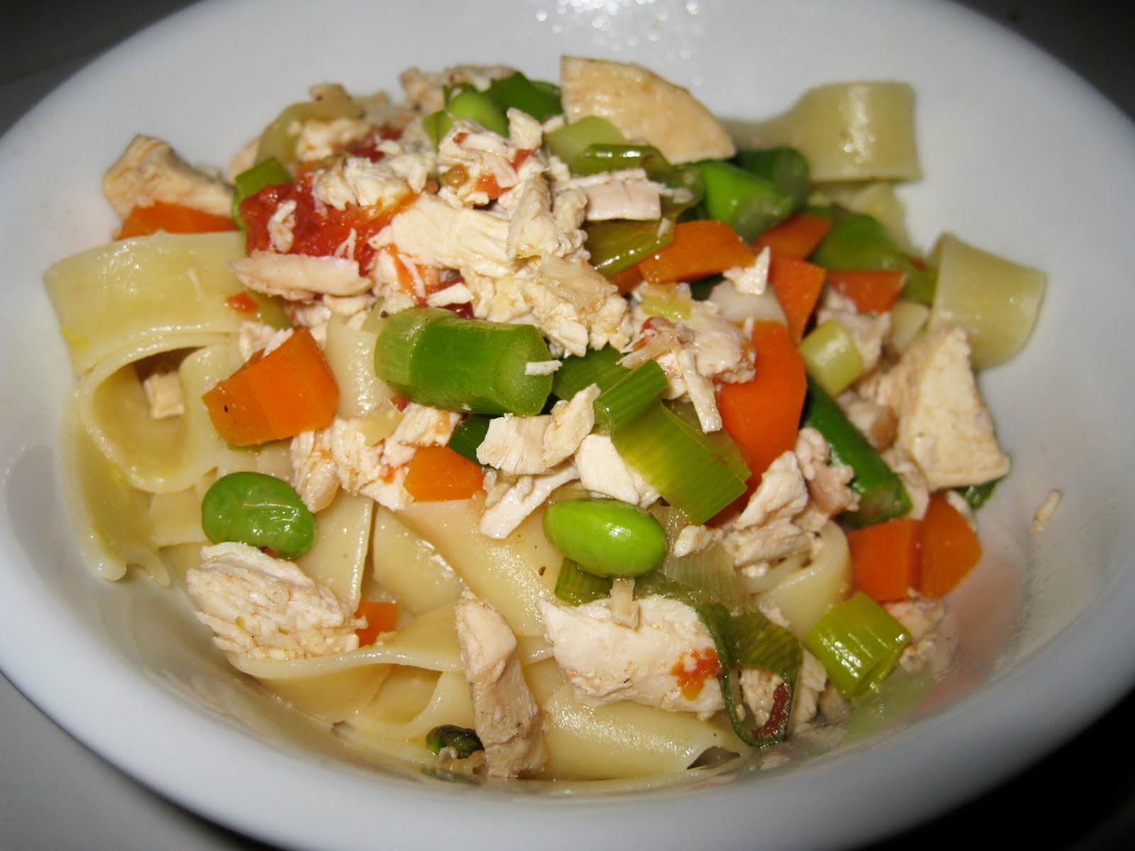 Straight No chaser Spring Chicken Ragu with Lemon Noodles