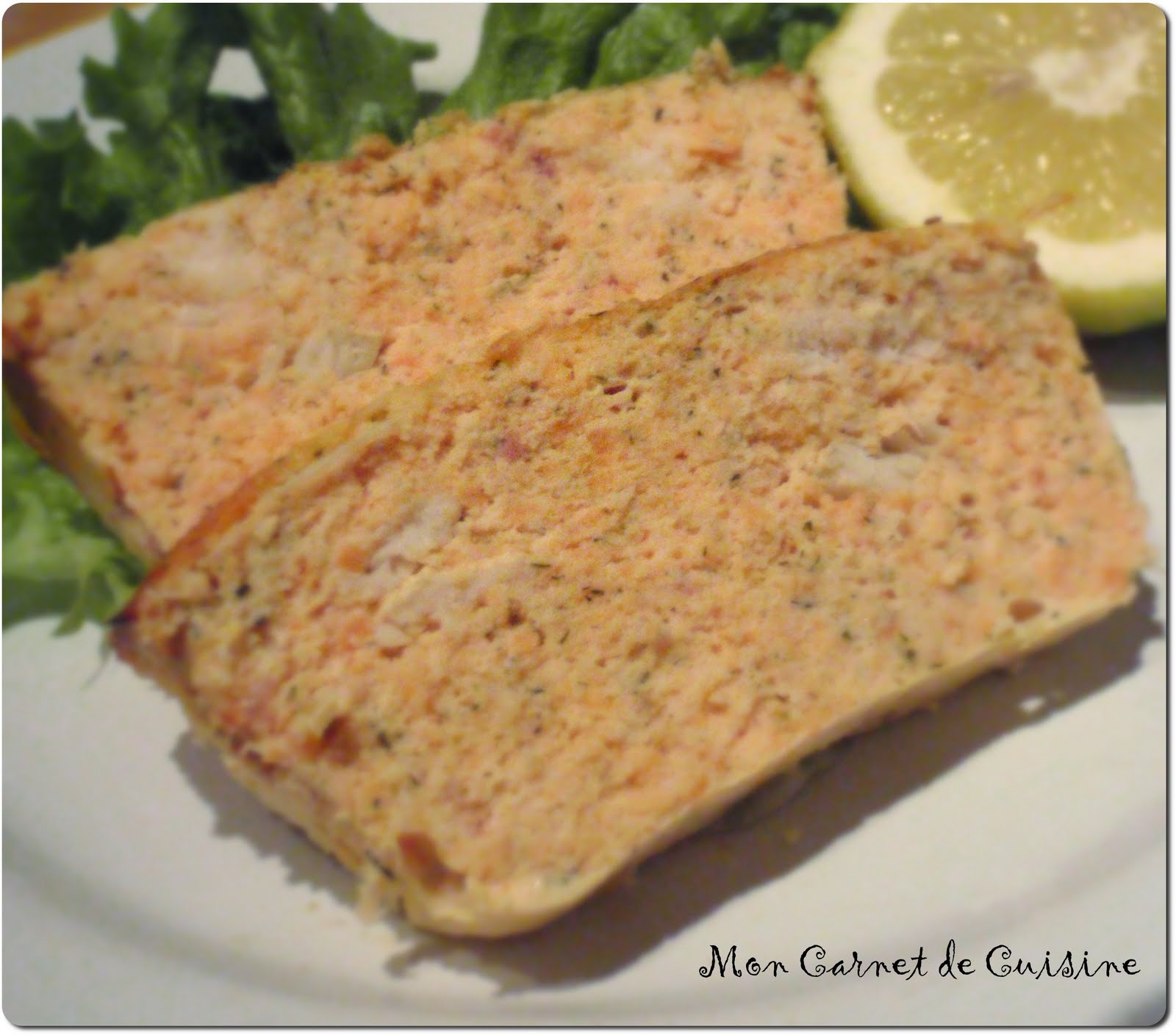 Mon de cuisine TERRINE DE SAUMON