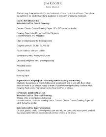 Drawing Painting Architecture Figure Drawing Materials List